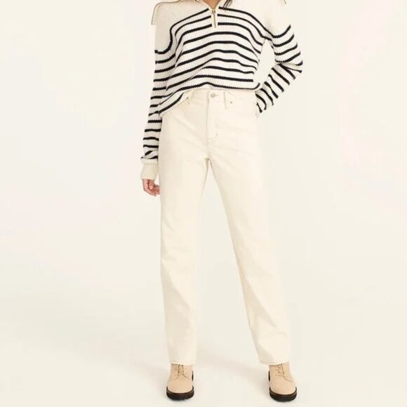 J. Crew Denim - NWT J. Crew Slouchy Boyfriend Jean in Ecru Size 25 NEW